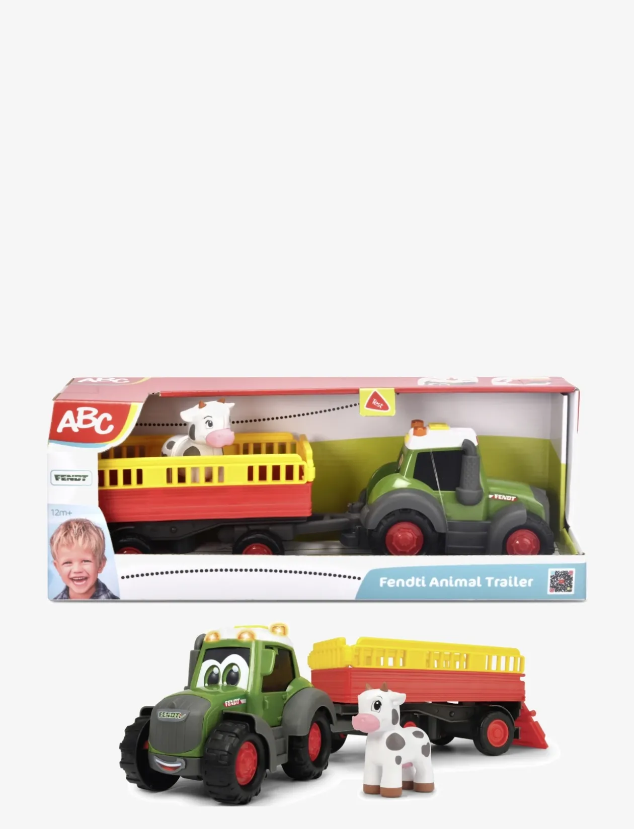 ABC Fendt Traktor Med Släp, 30 cm - Traktorer