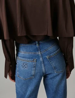 Adama - Medium Denim Stretch - Boot Cut Jeans
