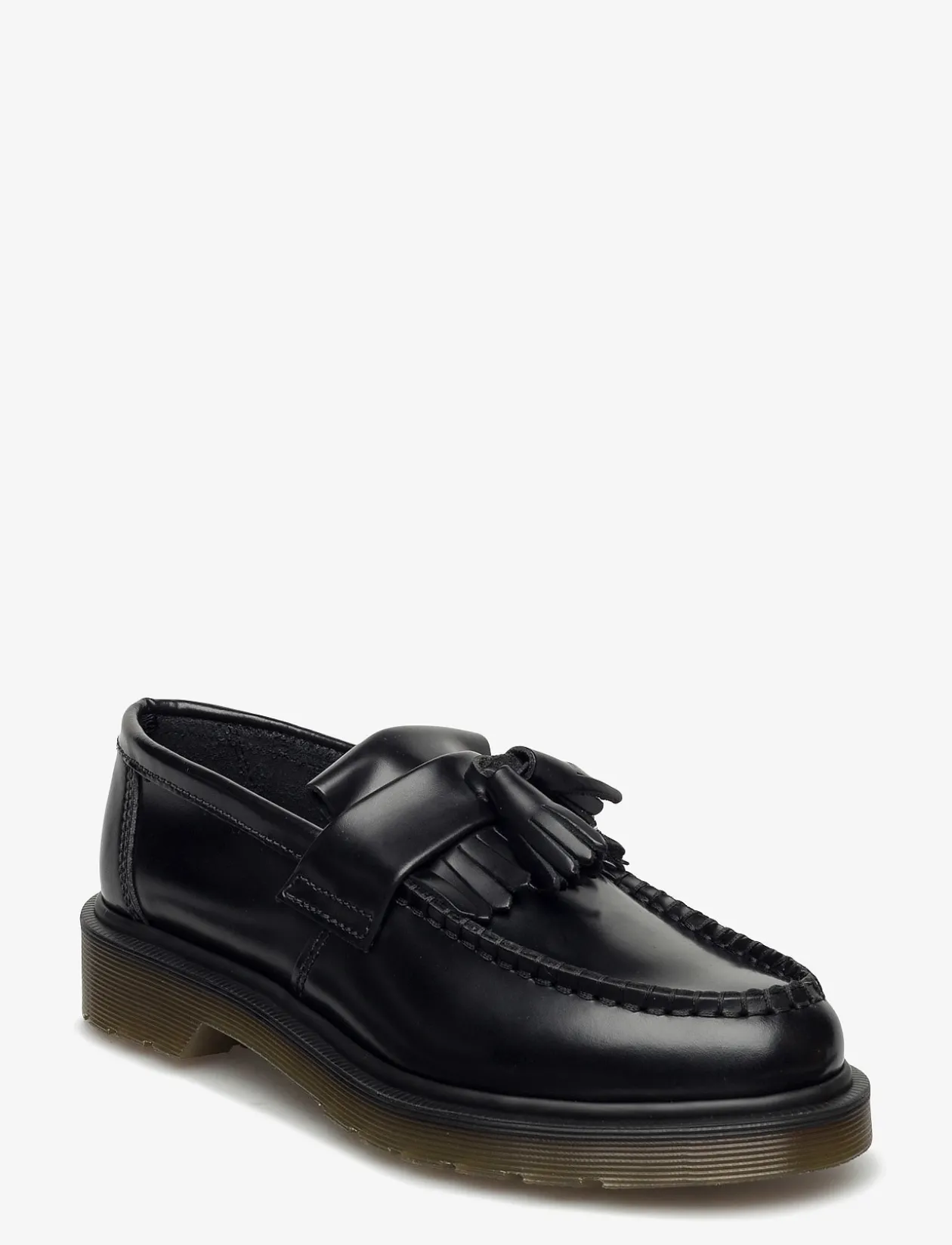 Adrian Black Polished Smooth - Flade Sko