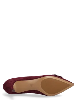 Adrienne Bow-Trim Suede Pump - Klassiske pumps