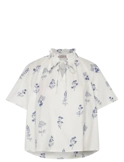 Agnelia blouse - Kortærmede bluser
