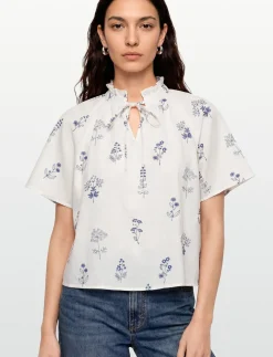 Agnelia blouse - Kortærmede bluser