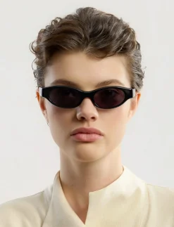 Alba Black Black - Round Frame