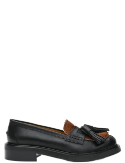 Albaredo Tassel Black/Cannella Calf/Pony - Loafers
