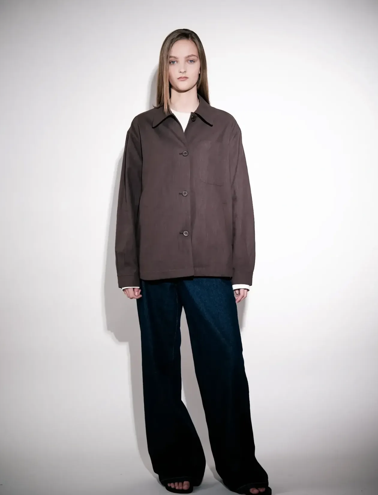 Ally Linen Brown - Overshirts