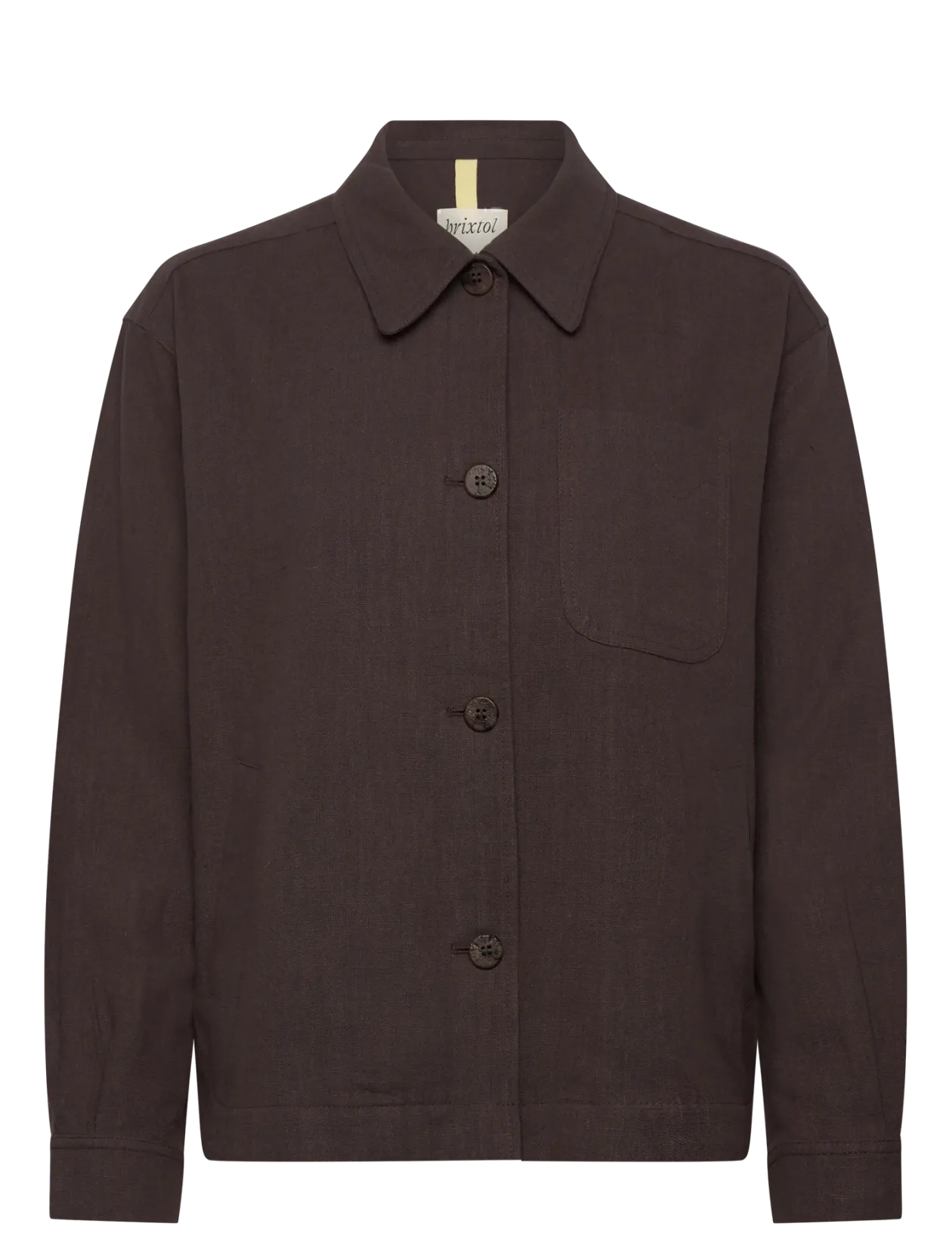 Ally Linen Brown - Overshirts