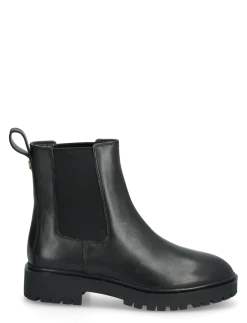 Allyson Burnished Leather Bootie - Støvler