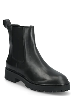 Allyson Burnished Leather Bootie - Støvler