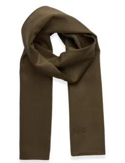 Aloria Double Faced Wool Cashmere Silk Scarf - Halstørklæder