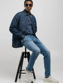 ANBASS Trousers SLIM 573 ECO PLUS - Slim jeans