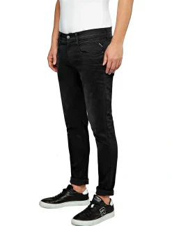 ANBASS Trousers SLIM Hyper Cloud - Slim jeans