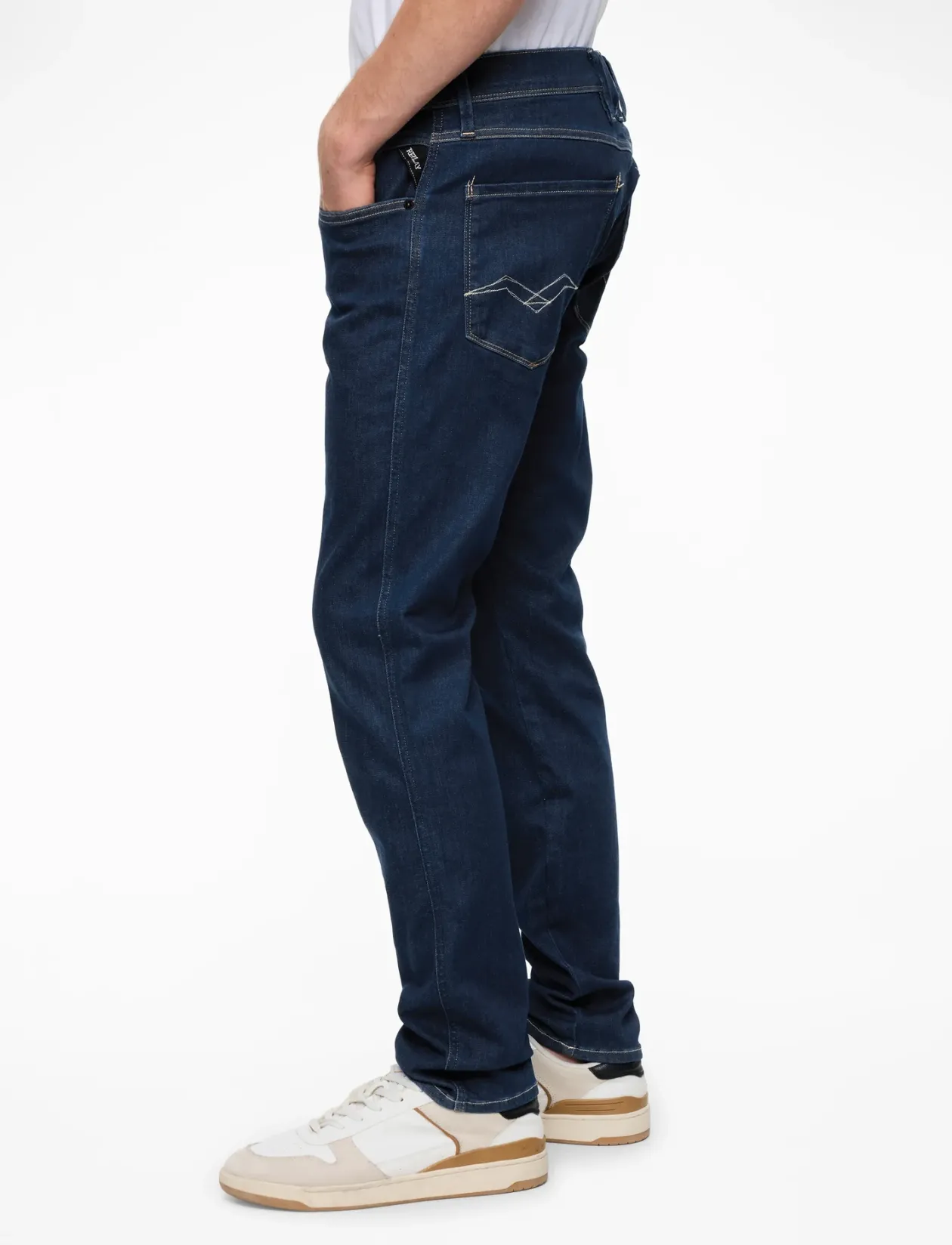 ANBASS Trousers SLIM HYPERFLEX ECO PLUS - Slim jeans