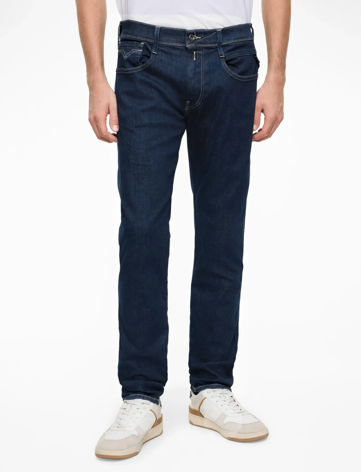ANBASS Trousers SLIM HYPERFLEX ECO PLUS - Slim jeans