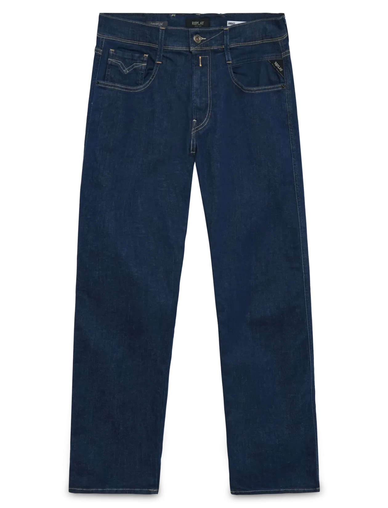 ANBASS Trousers SLIM HYPERFLEX ECO PLUS - Slim jeans