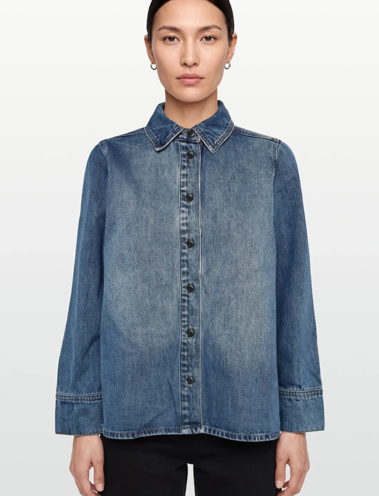 Andrea shirt 4515 - Denimskjorter