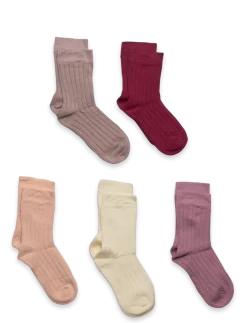 Ankle sock - rib (5-pack) - Børn