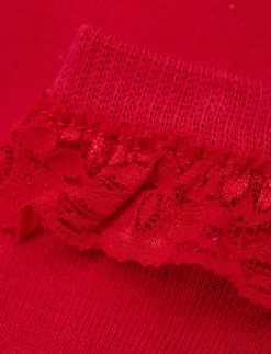 Ankle Sock w. Lace - Børn