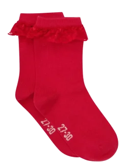 Ankle Sock w. Lace - Børn