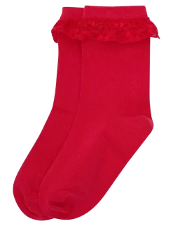 Ankle Sock w. Lace - Børn