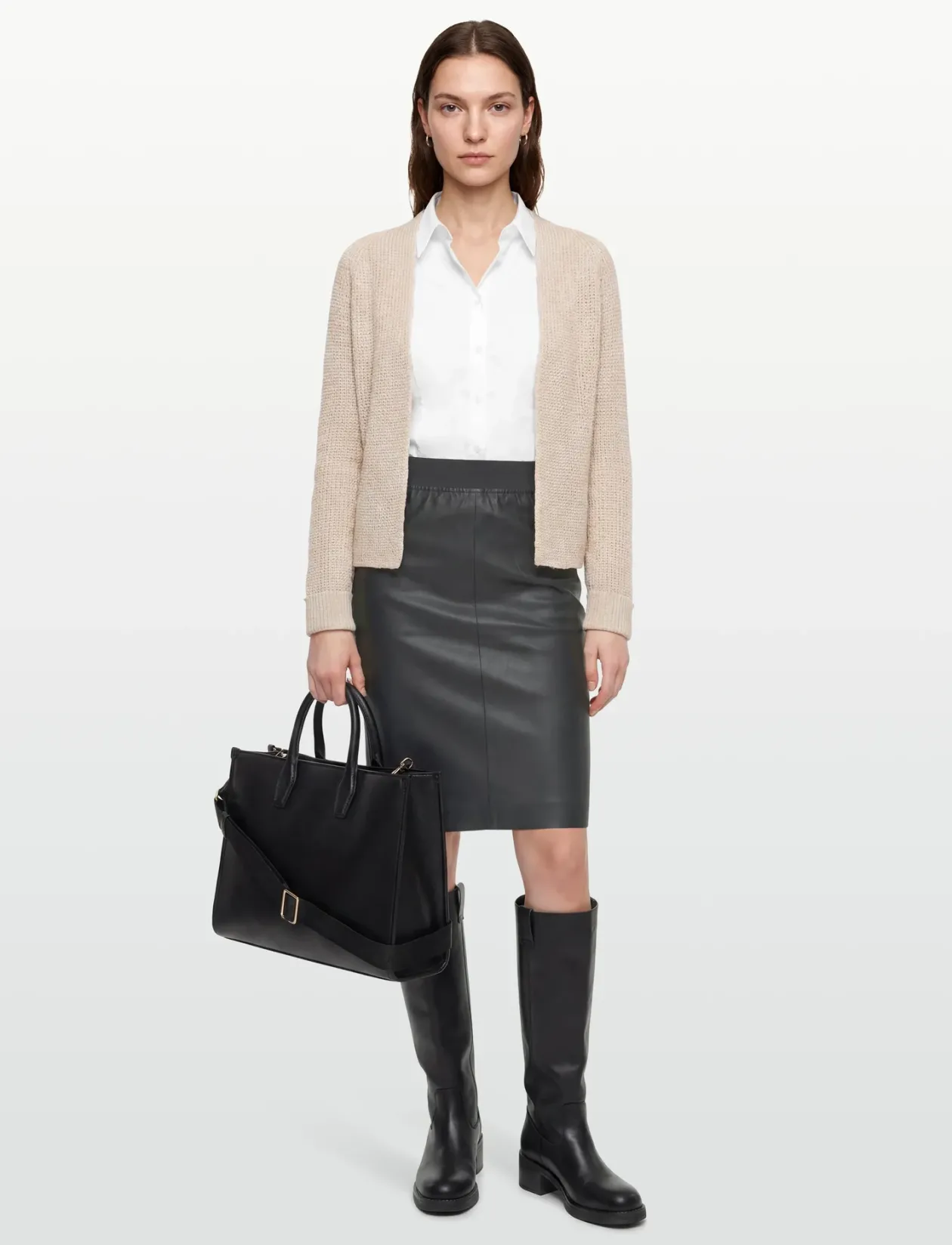 AnnaLL Leather Skirt - Pencil skirts