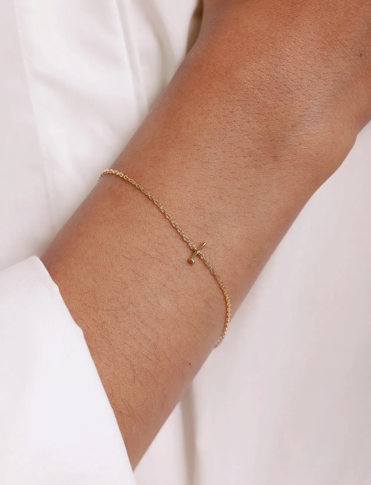 Archetype Bracelet - A-Z Gold plated - Kædearmbånd