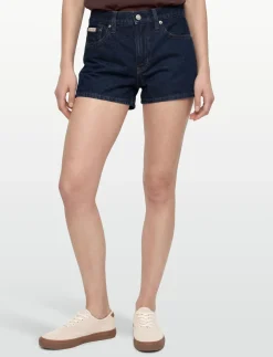 ARCHIVE MINI SHORT TRUE INDIGO - Denim shorts