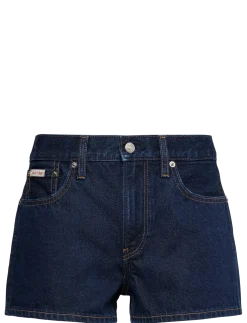 ARCHIVE MINI SHORT TRUE INDIGO - Denim shorts