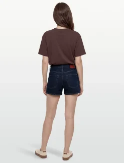 ARCHIVE MINI SHORT TRUE INDIGO - Denim shorts