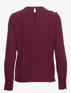 Aretha Ruffle Top - Langærmede bluser