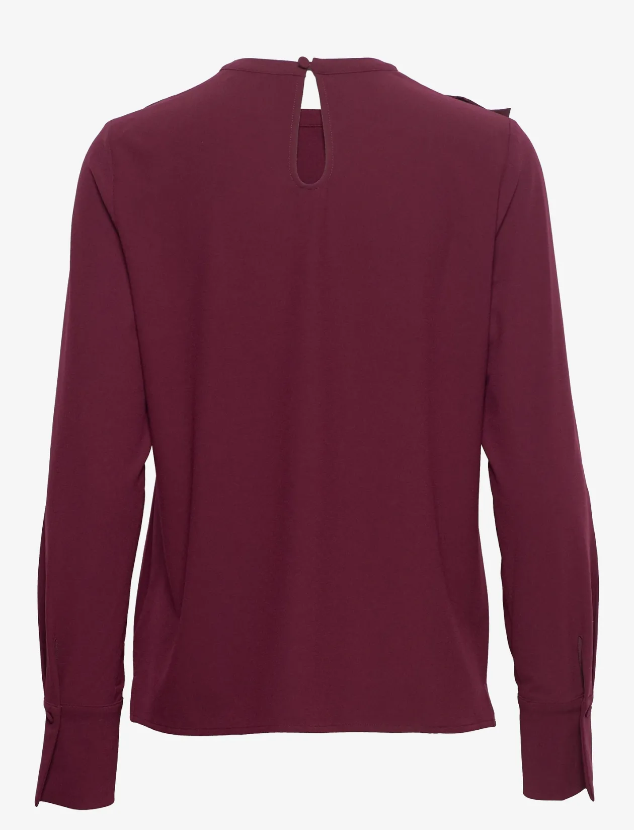 Aretha Ruffle Top - Langærmede bluser