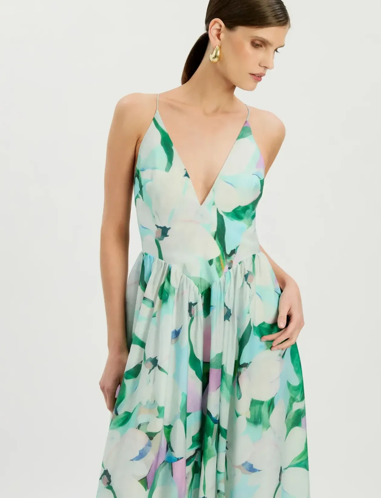 ARLETHA HALTER MAXI DRESS - Maxikjoler