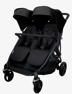 Asalvo Stroller Double Bro, Black - Strollers
