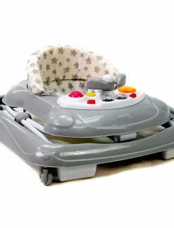 Asalvo Walking Chair Baby, Grey Stars - Babylegetøj
