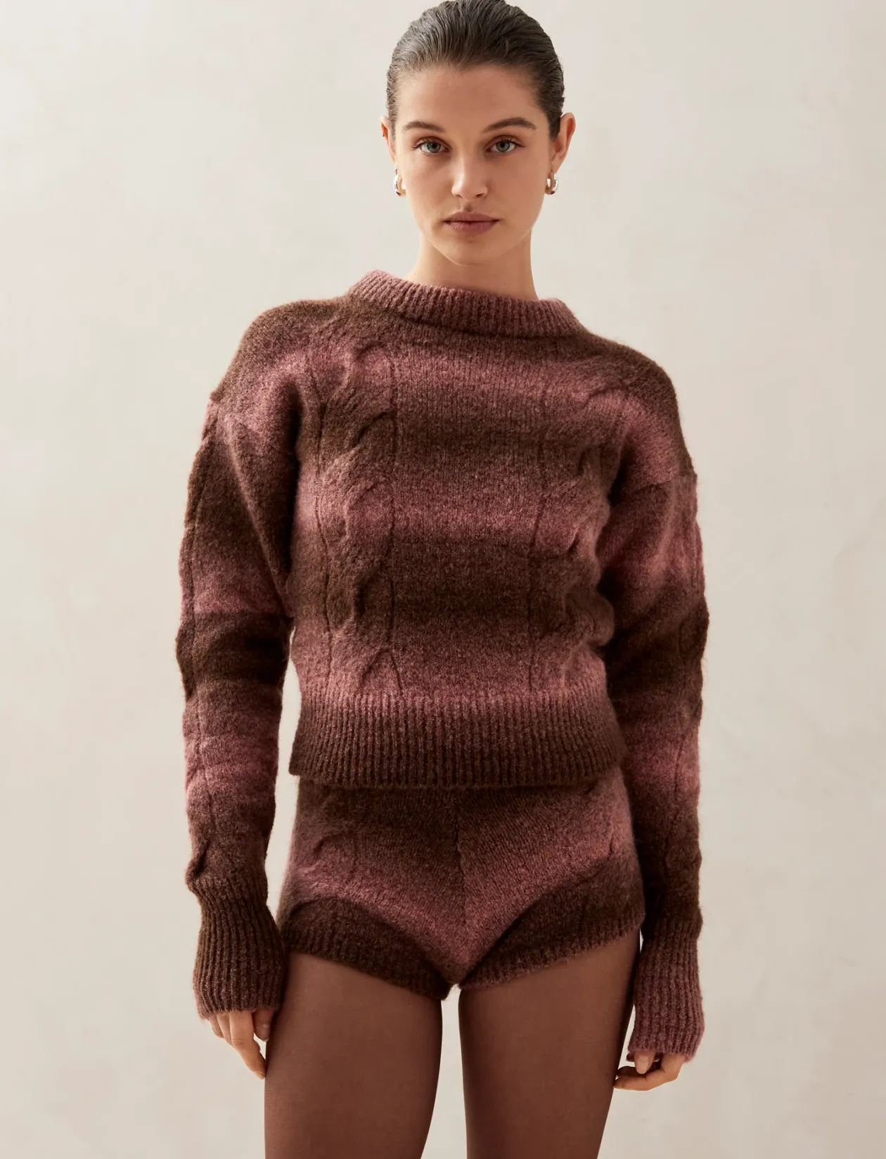 Aspen Green Sweater - Strik