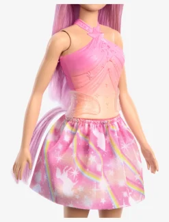 A Touch of Magic Unicorn Doll with Pink Hair, Ombre Outfit and Unicorn Accessories - Dukker