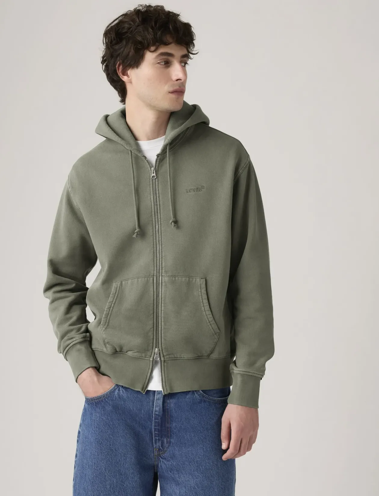 AUTHENTIC FULL ZIP GARMENT DYE - Sweatshirts