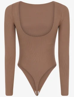 Ava Scoop Back Bodysuit, Thong - Jumpsuits & Bodies