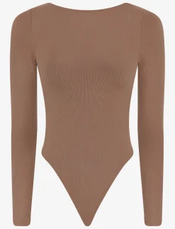 Ava Scoop Back Bodysuit, Thong - Jumpsuits & Bodies