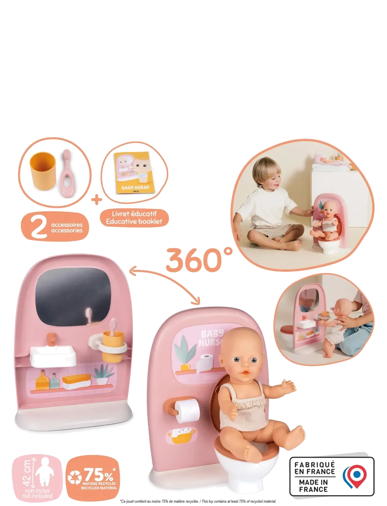 Baby Nurse badrum - Dukketilbehør