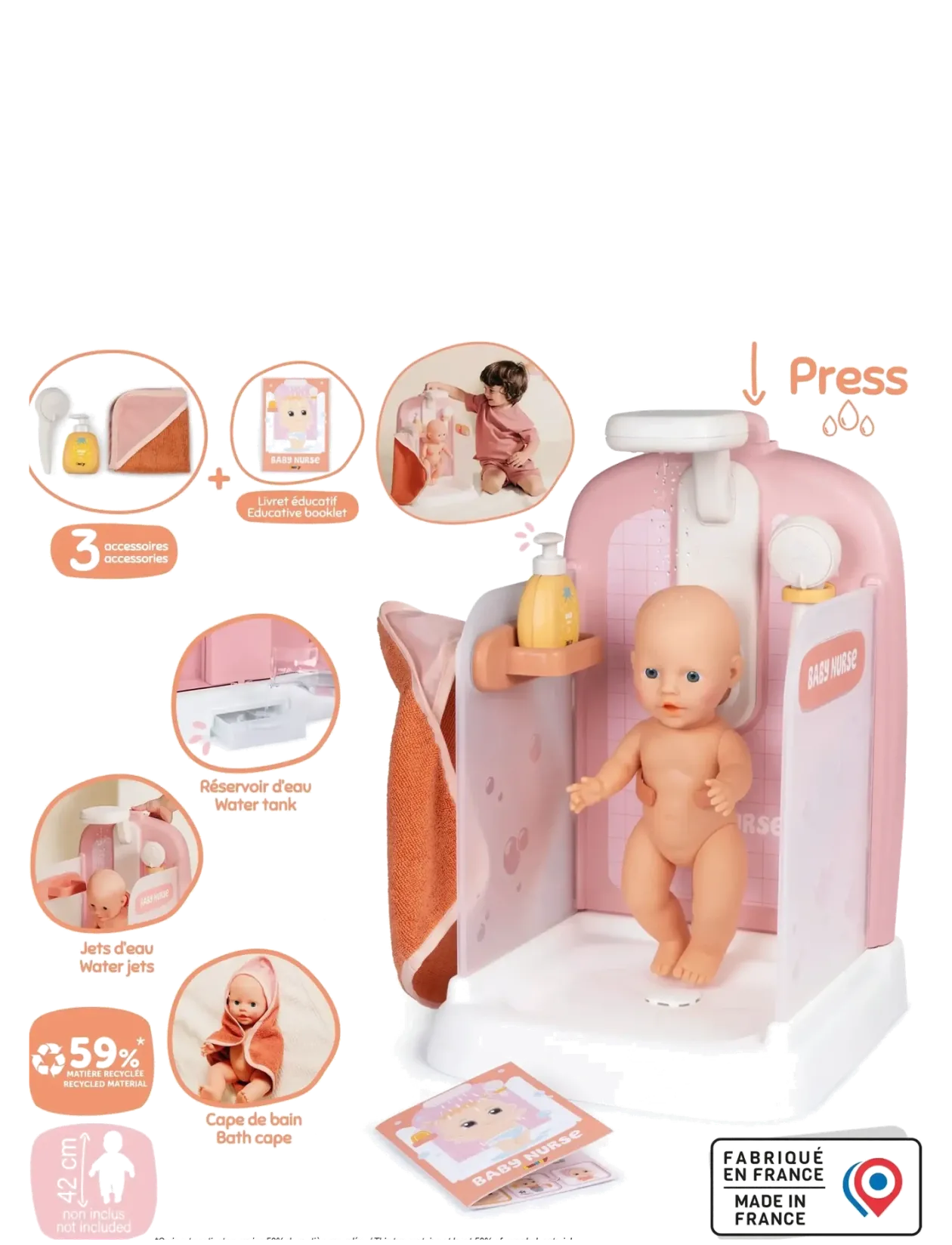 Baby Nurse (duschdag-set) - Legetøjsværktøj