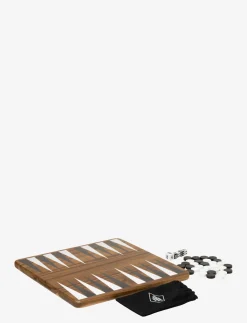 Backgammon i akacietræ - Spil & puslespil