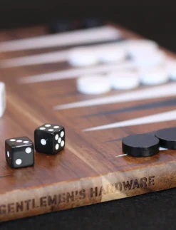 Backgammon i akacietræ - Spil & puslespil