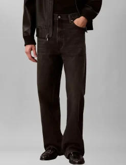 BAGGY DUSTCLOUD BLACK JEAN - Relaxed jeans