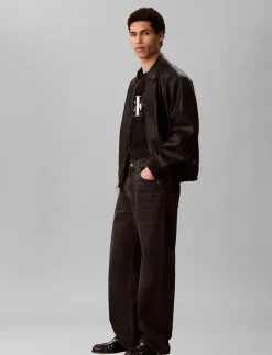 BAGGY DUSTCLOUD BLACK JEAN - Relaxed jeans