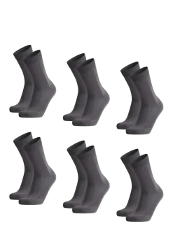 Bamboo Crew Socks 6-pack - Sokker
