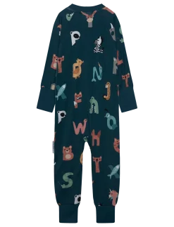 Bamboo Two Way Zip Pyjamas - One-sie