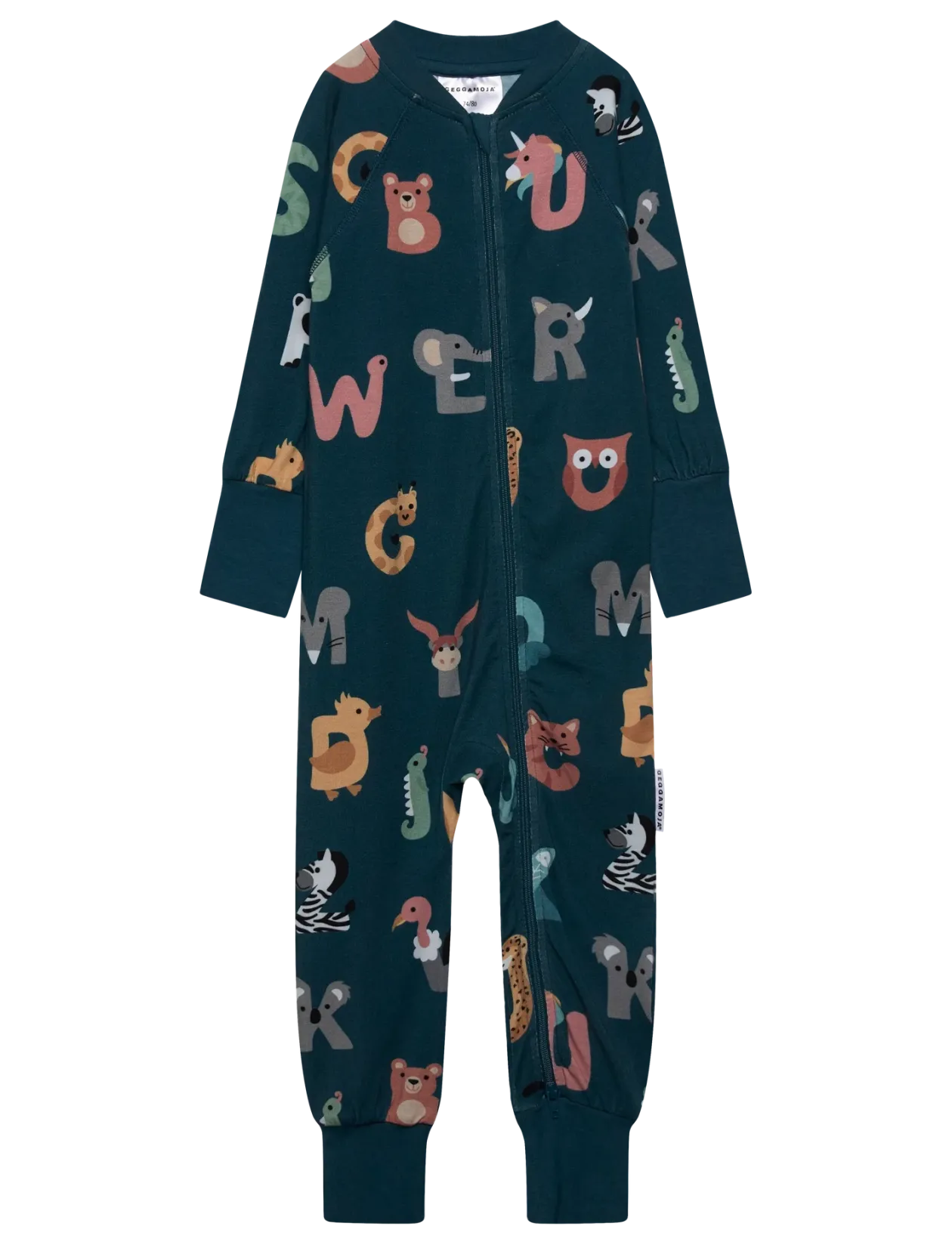 Bamboo Two Way Zip Pyjamas - One-sie