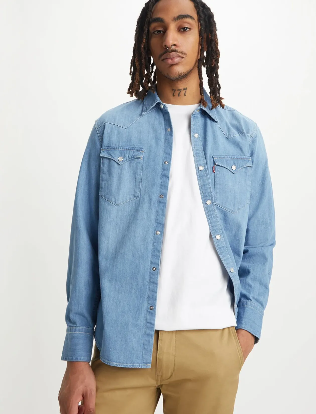 BARSTOW WESTERN STANDARD ESTA - Denimskjorter