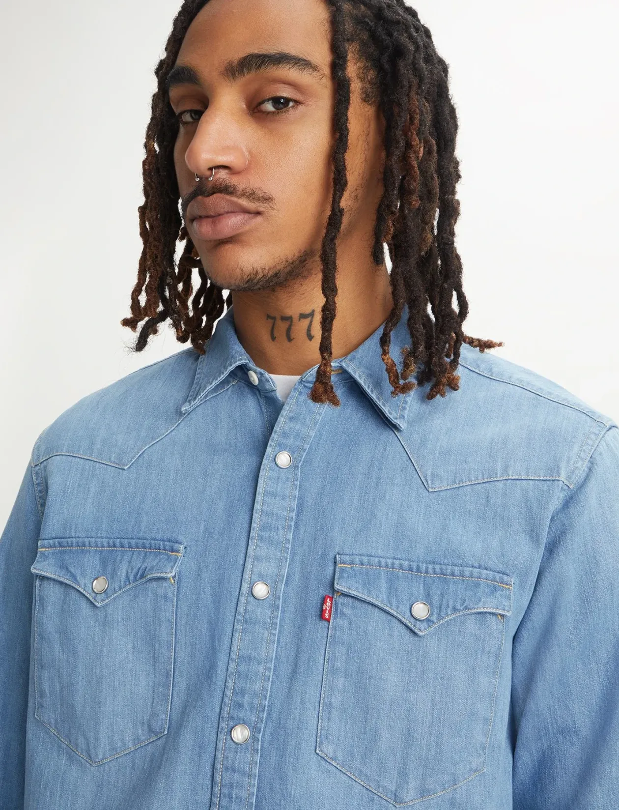 BARSTOW WESTERN STANDARD ESTA - Denimskjorter