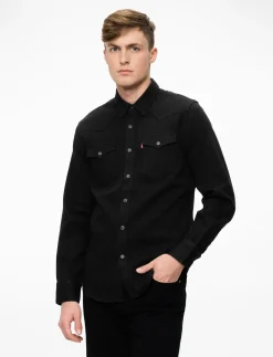 BARSTOW WESTERN STANDARD MARBL - Denimskjorter